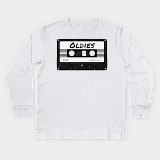 Retro 80s Music Oldies Mixtape Kids Long Sleeve T-Shirt